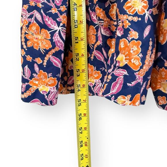 J. Crew Harbour Side-Cutout Floral Maxi Dress Size Medium Painted Block Print - Picture 13 of 13